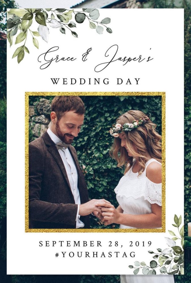 أفكار رائعة لاستعراض هشتاج زفافك بطرق مبتكرة