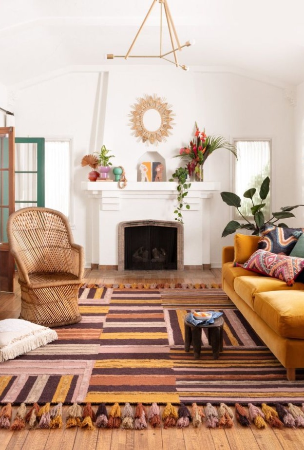 السجاد البوهيمي يعزز للتوازن والتناغم في المساحات الداخلية