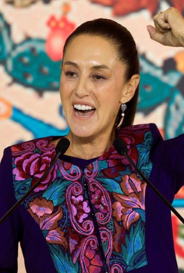 كلوديا شينبام أول رئيسية في تاريخ المكسيك على الإطلاق