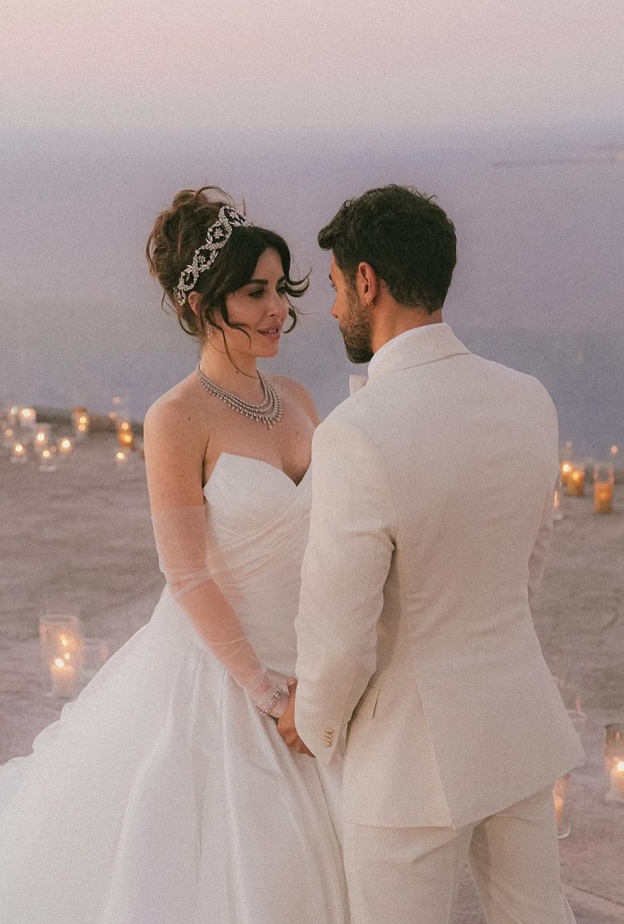 جلسة تصوير العروسين سارة أبي كنعان ووسام فارس