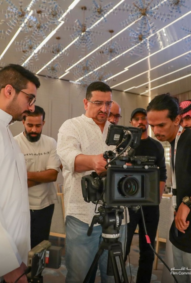 جانب من ورشة مفاتيح التصوير السينمائي