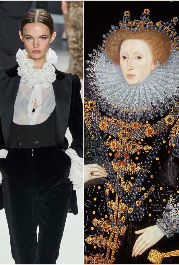 أزياء الكشكش ترفض الخروج من عالم الموضة 