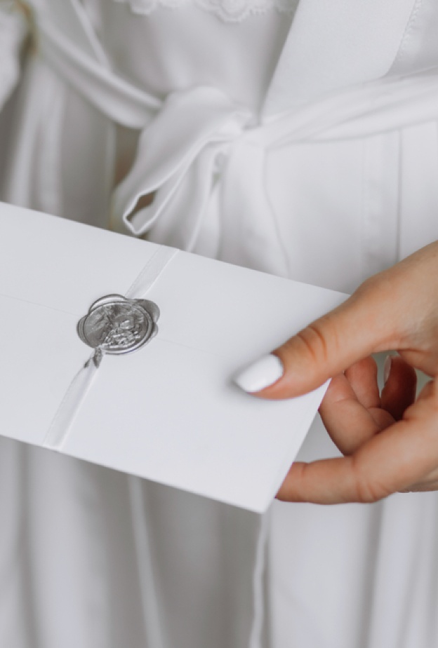 أفكار رائعة لدعوات حفلات الزفاف باللون الأبيض