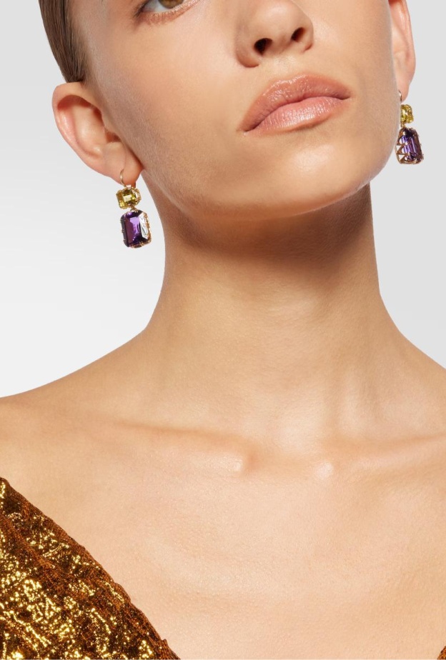 أقراط Crown من إيلينا ماكري Ileana Makri