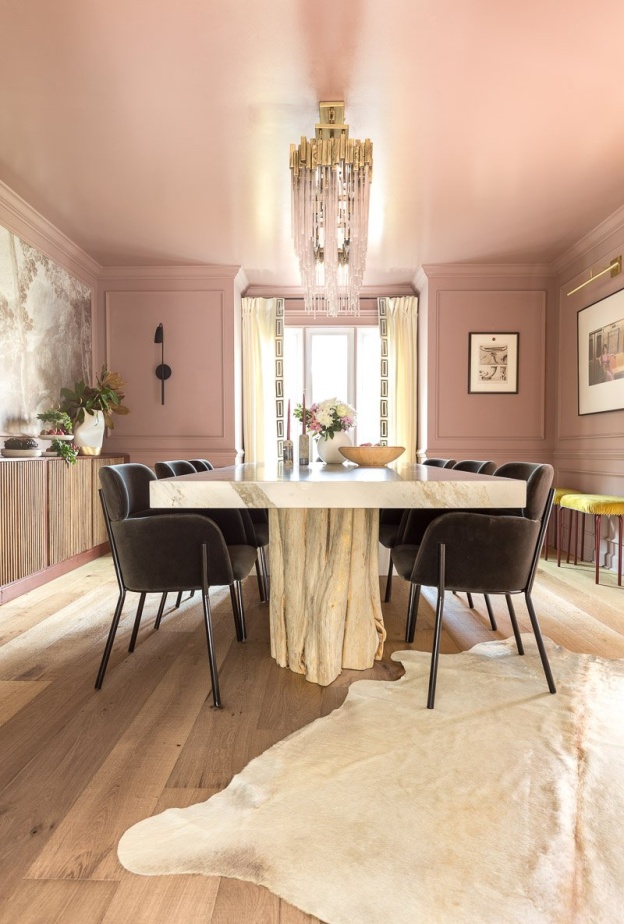 الألوان الفاتحة في أسلوب غمر الألوان، تجعل الغرفة أكثر اتساعا