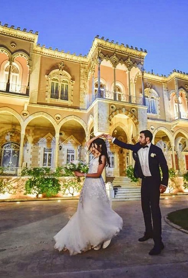 حفل زفاف في سراي نسيب باشا الأثري