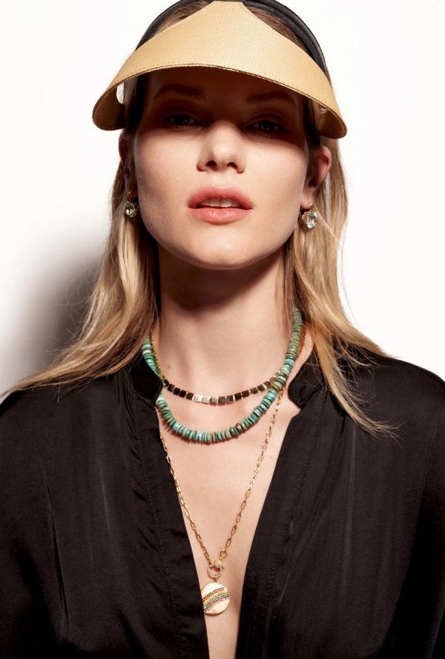 عقد مرصّع بالفيروز من إليانا ماكري Ileana Makri 