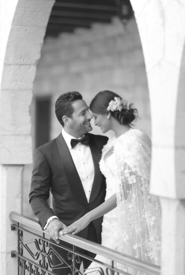 لقطة رومانسية من الزواج الثاني لريم السعيدي ووسام بريدي