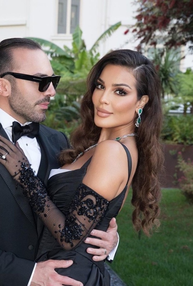 نادين نجيم وخطيبها