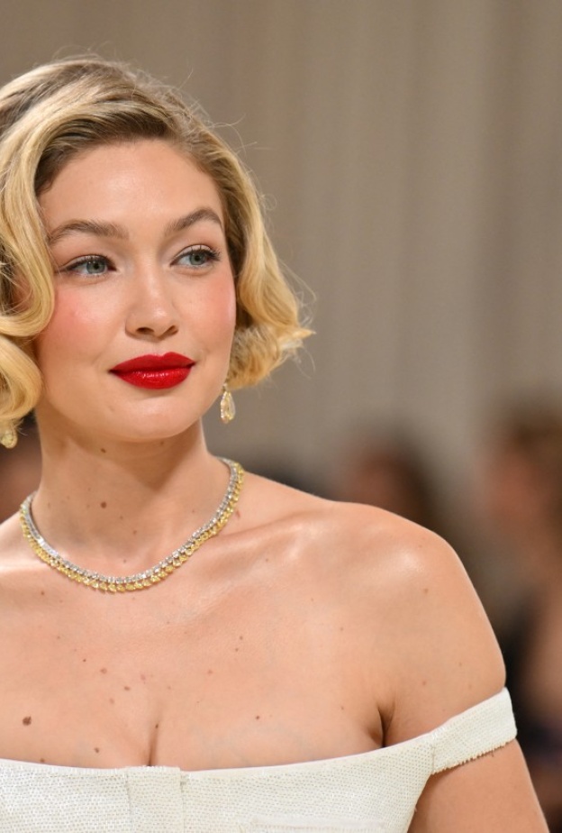 "جيجي حديد" في حفل "ميت غالا" 2024- الصورة من AFP