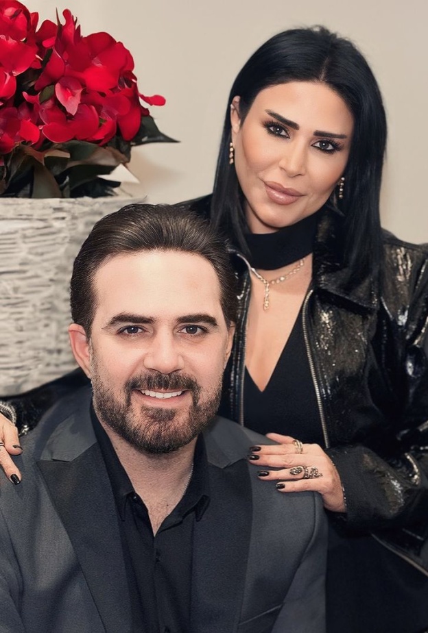 وائل جسار وزوجته من جلسه تصوير حديثة 