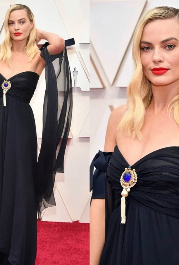 فستان أسود أنيق من دار شانيل 