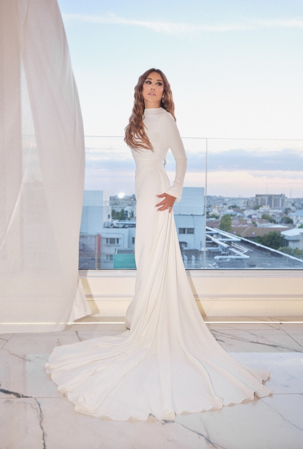 إطلالة نجوى كرم خلال حفلها الأخير في بوخارست