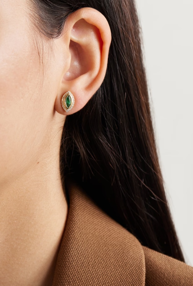 أقراط Halo من شاي SHAY