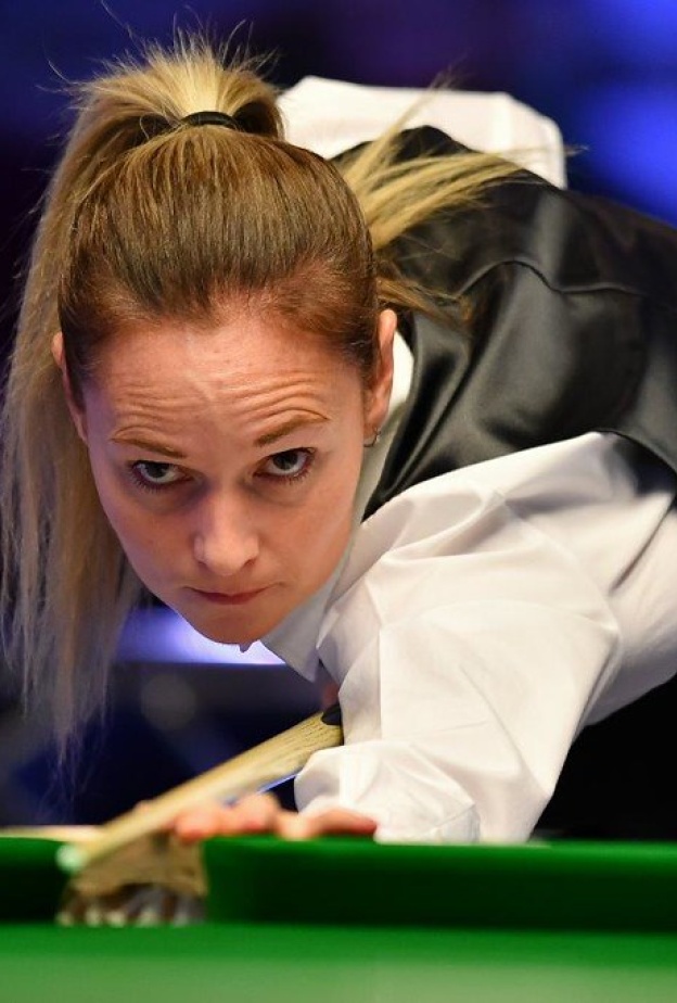 اللاعبة رياني إيفانز تشارك في البطولة - الصورة من موقع womenssnooker