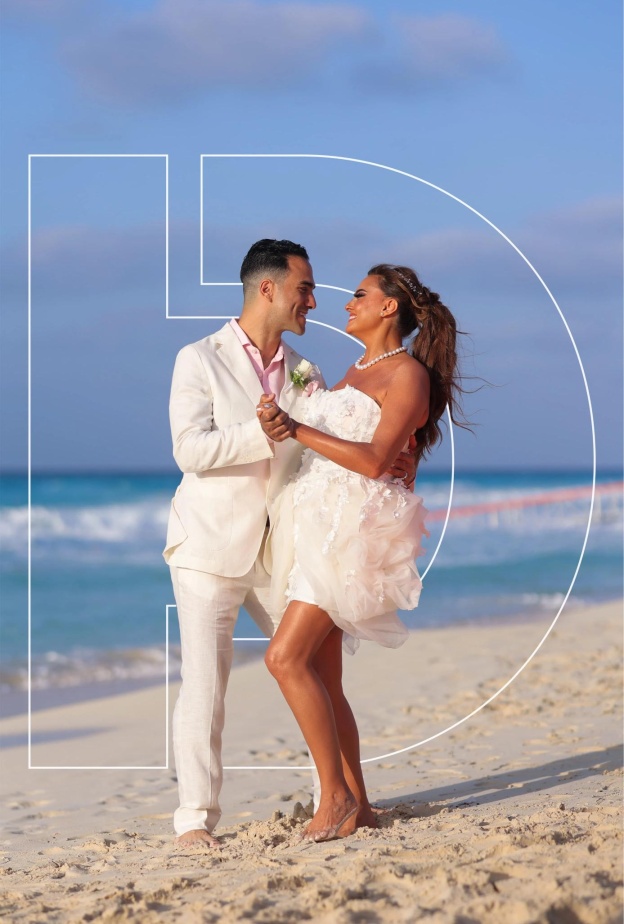 بشرى في حفل زفافها