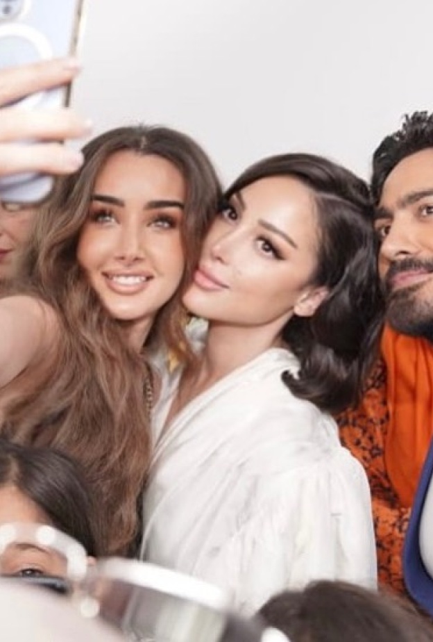 تامر حسني وهنا الزاهد وبسمة بوسيل