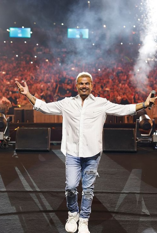 حفل عمرو دياب في العلمين الجديدة 