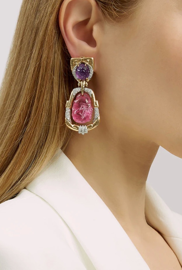 أقراط Empress من David Webb