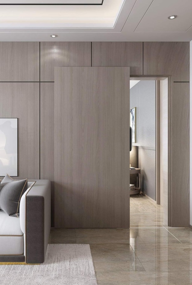 الأبواب المخفية المنزلقة