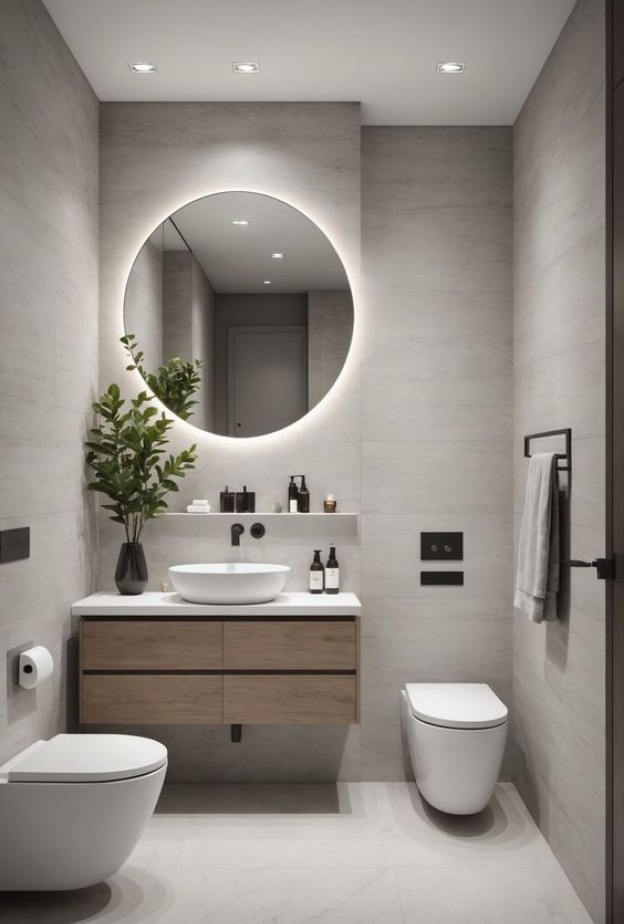 الأحواض المزدوجة أكثر ملاءمة للحمامات الكبيرة المساحة