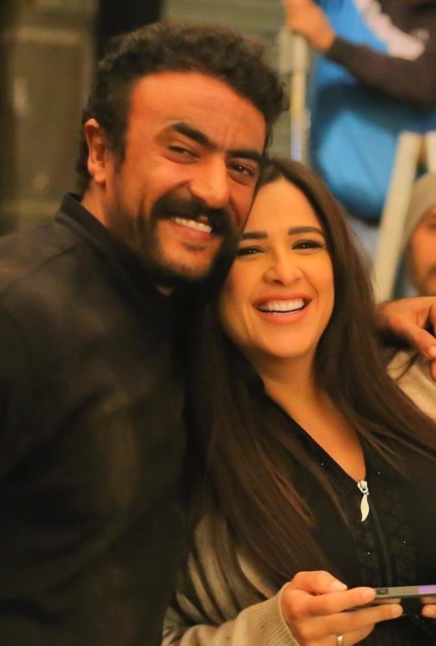 ياسمين عبد العزيز وأحمد العوضي