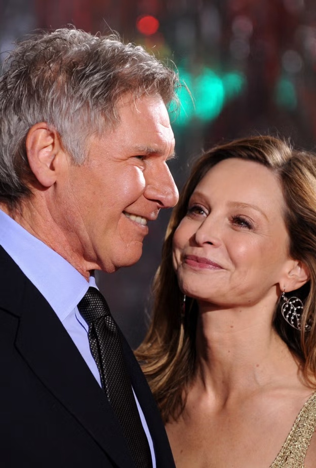 Calista Flockhart and Harrison Ford