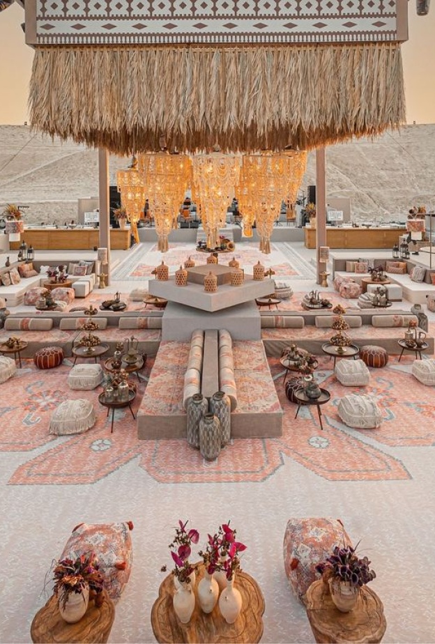 لوحة ألوان خريفية في حفل الزفاف اسجاماً مع الموسم