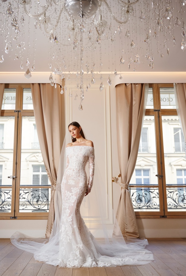 ألوان الباستيل في عروض جورج حبيقة لعروس 2025