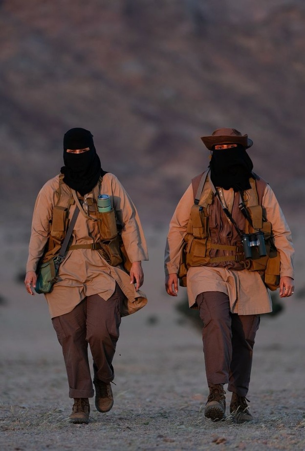 أول فريق نسائي من مفتشي البيئة في المملكة في محمية الأمير محمد بن سلمان الملكية