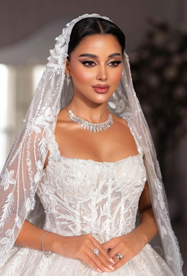 تسريحة عروس من مصففة الشعر غفران محمد