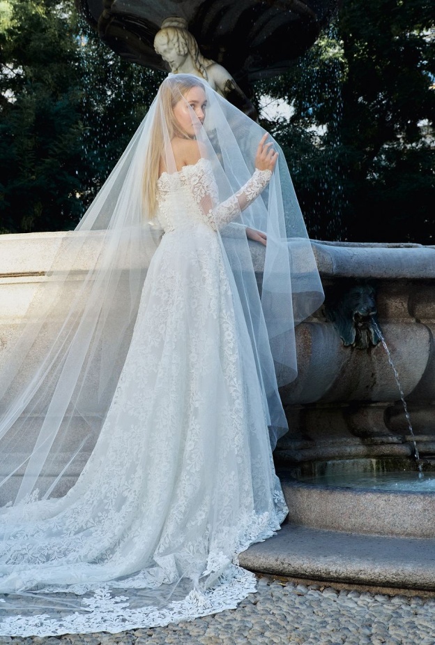 طرحة عروس مونيك لولييه