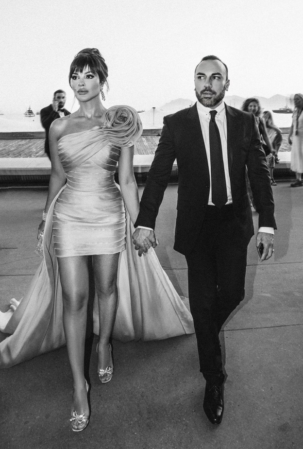 محطات مرت بها علاقة نادين نجيم بخطيبها في عامين.. بدأت بتسريب خبر ارتباطهما وانتهت برسالة محيرة