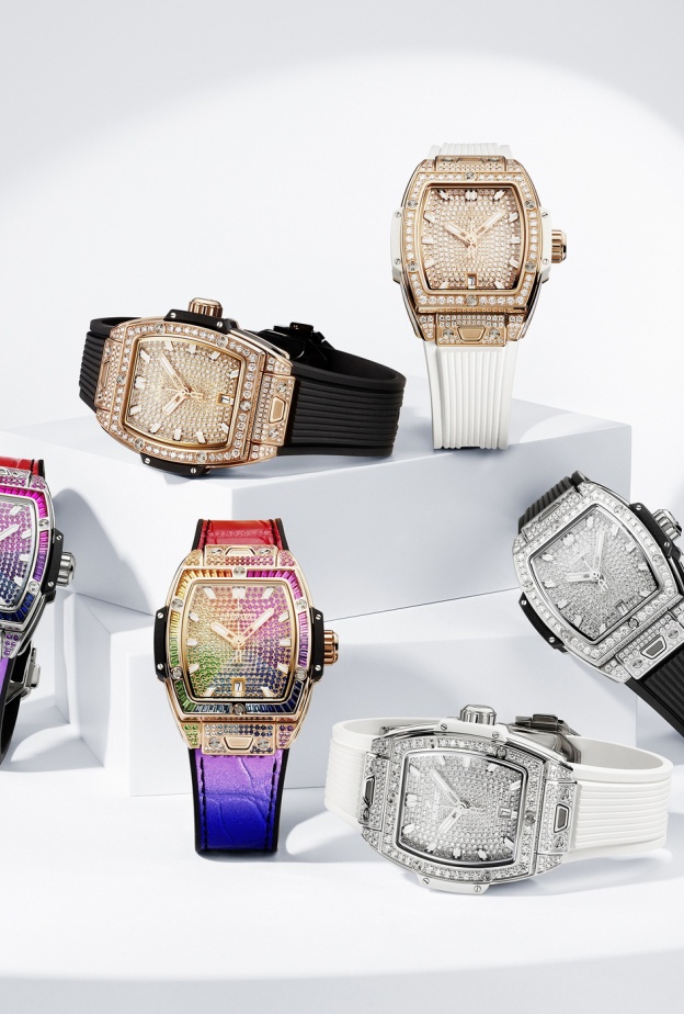 HUBLOT_SPIRIT OF BIG BANG KING GOLD & STEEL FULL PAVÉ-SPIRIT OF BIG BANG KING GOLD RAINBOW FULL PAVÉ