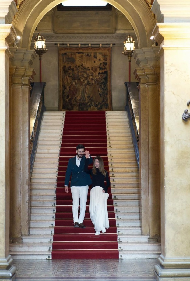 خطوبة أسامة مروة وشيرين بيوتي