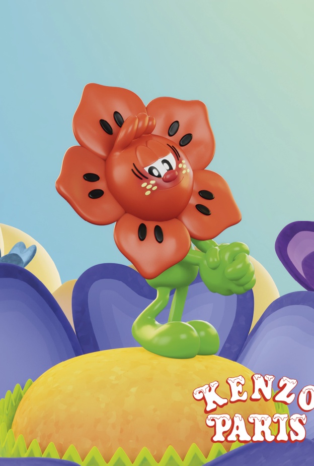 تنطلق Kenzo إلى موسم الأعياد من خلال تعاون نابض بالحياة مع الفنّان Verdy