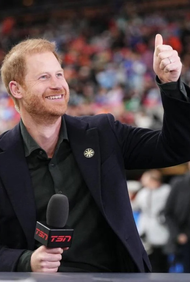 الأمير هاري يظهر بشكل مفاجئ في بطولة Grey Cup