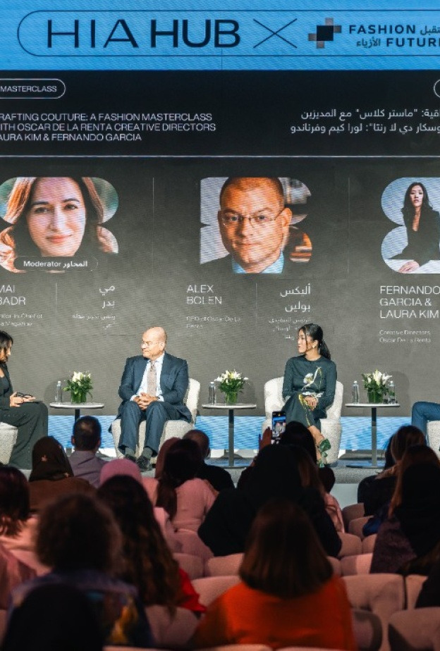 "هي هب" يستقطب رموز الموضة العالمية... "ماستر كلاس مع المديرين الإبداعيين في أوسكار دي لا رنتا لورا كيم وفرناندو غارسيا"