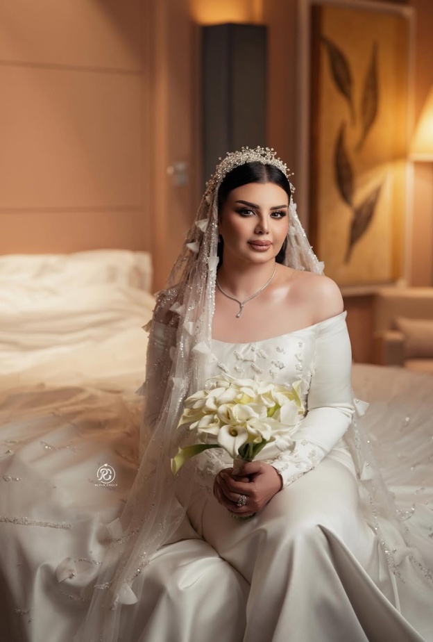 أصيل هميم في يوم زفافها