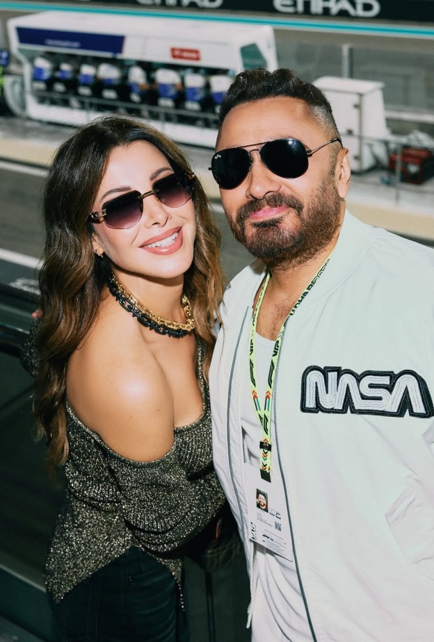 تامر حسني ونانسي عجرم في الفورمولا 1 لعام 2024