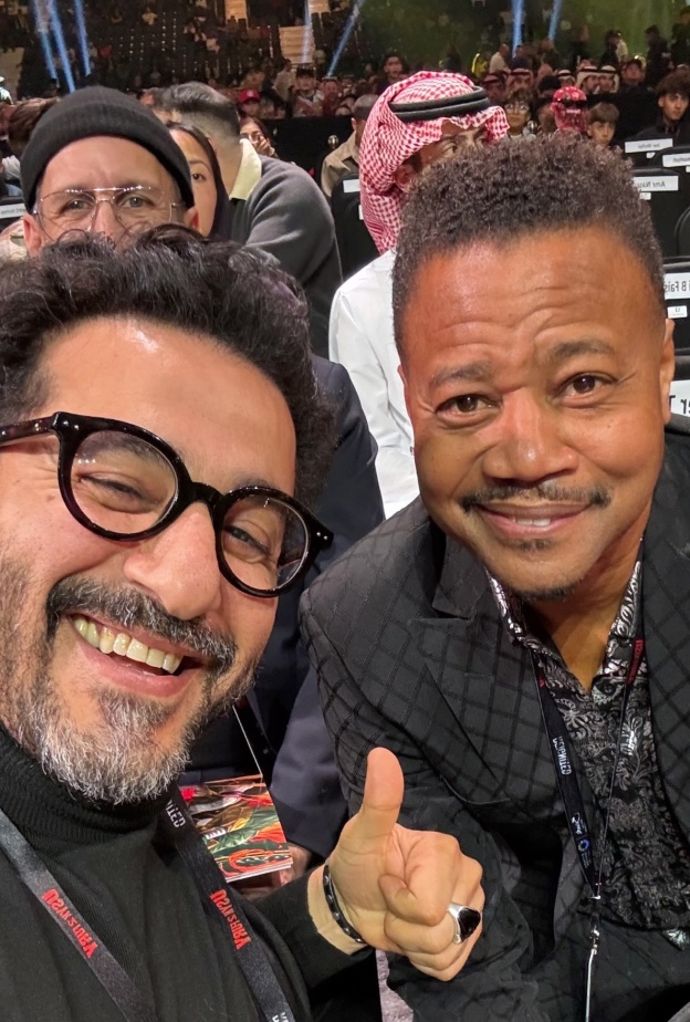 أحمد حلمي يلتقي كوبا غودينغ جونير