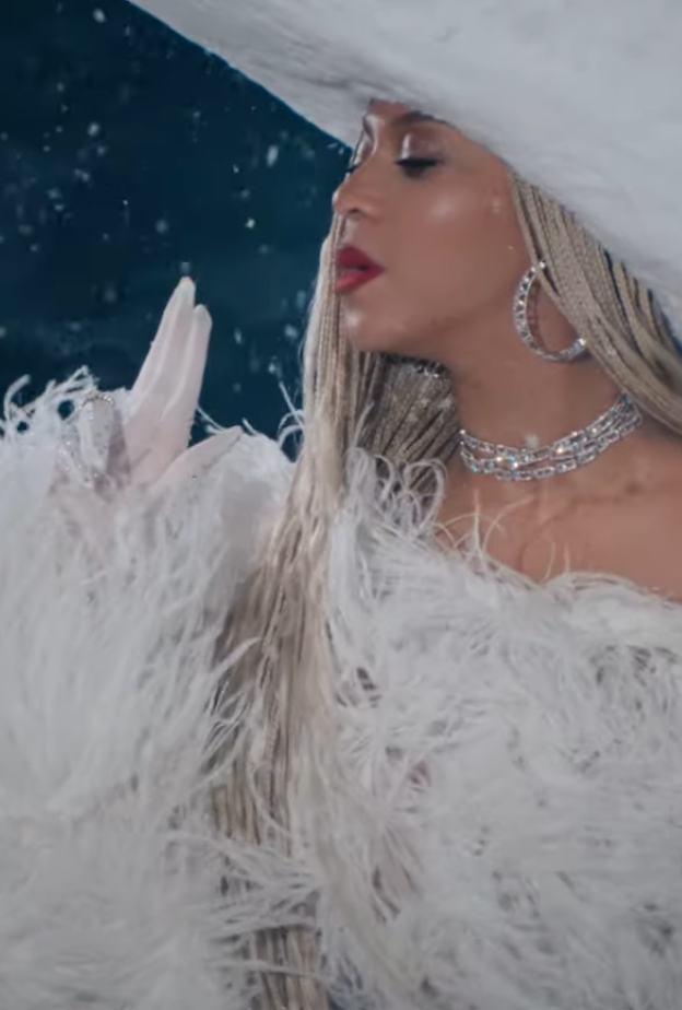 Beyonce in Messika - Teasing - A Cowboy Carter Christmas. HOUSTON, TEXAS