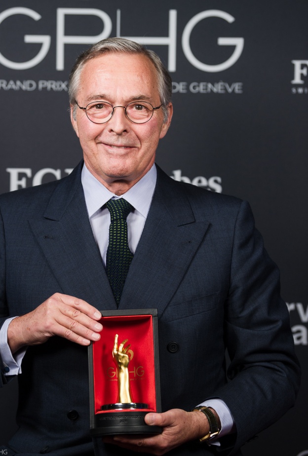 Karl-Friedrich Scheufele with the Jewellery Watch Prize