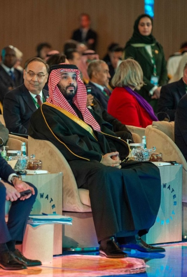 سمو ولي العهد يفتتح قمة المياه الواحدة المنعقدة بالرياض
