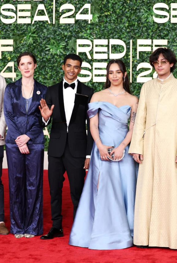 النجوم في عرض فيلم "سلمى وقمر"