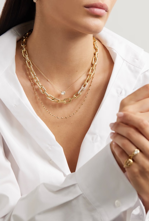 استعدي لاطلالة نهاية العام بأجمل موديلات مجوهرات ذهب عالمية