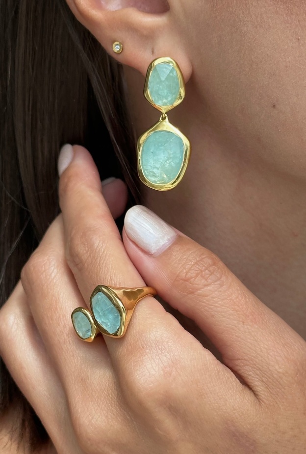 الأحجار شبه الكريمة وفوائدها الصورة من Monica Vinader