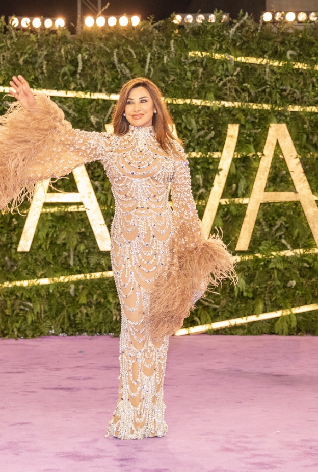 الفنانة اللبنانية نجوى كرم في حفل Joy Awards