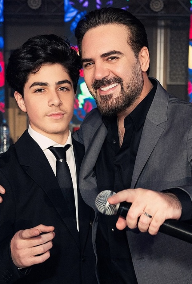 وائل جسار وابنه