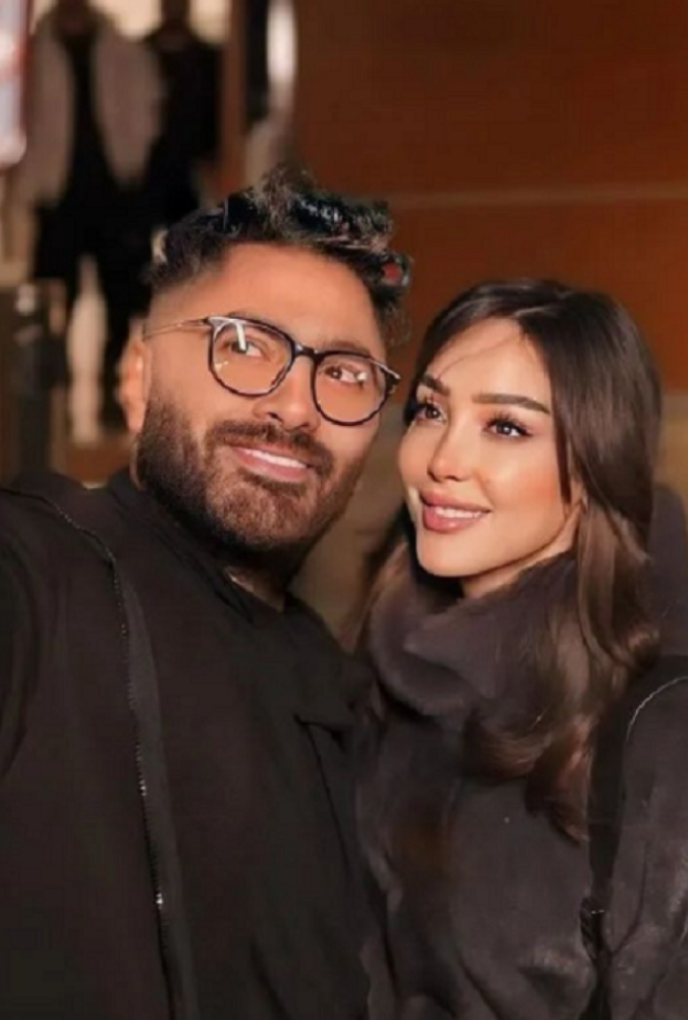 تامر حسني وبسمة بوسيل